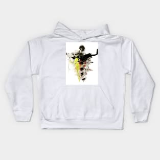 Liquid Dancer mixed media painting LD9382 Kids Hoodie